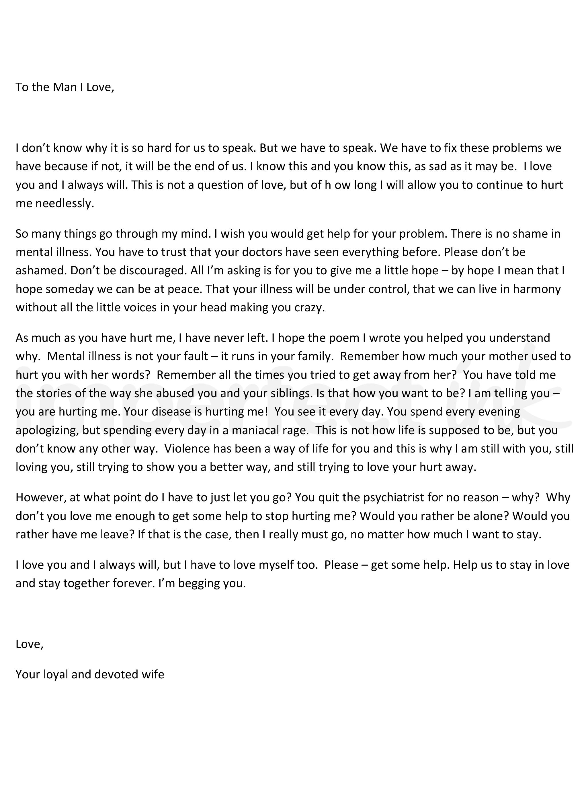 Handwritten letter thumbnail