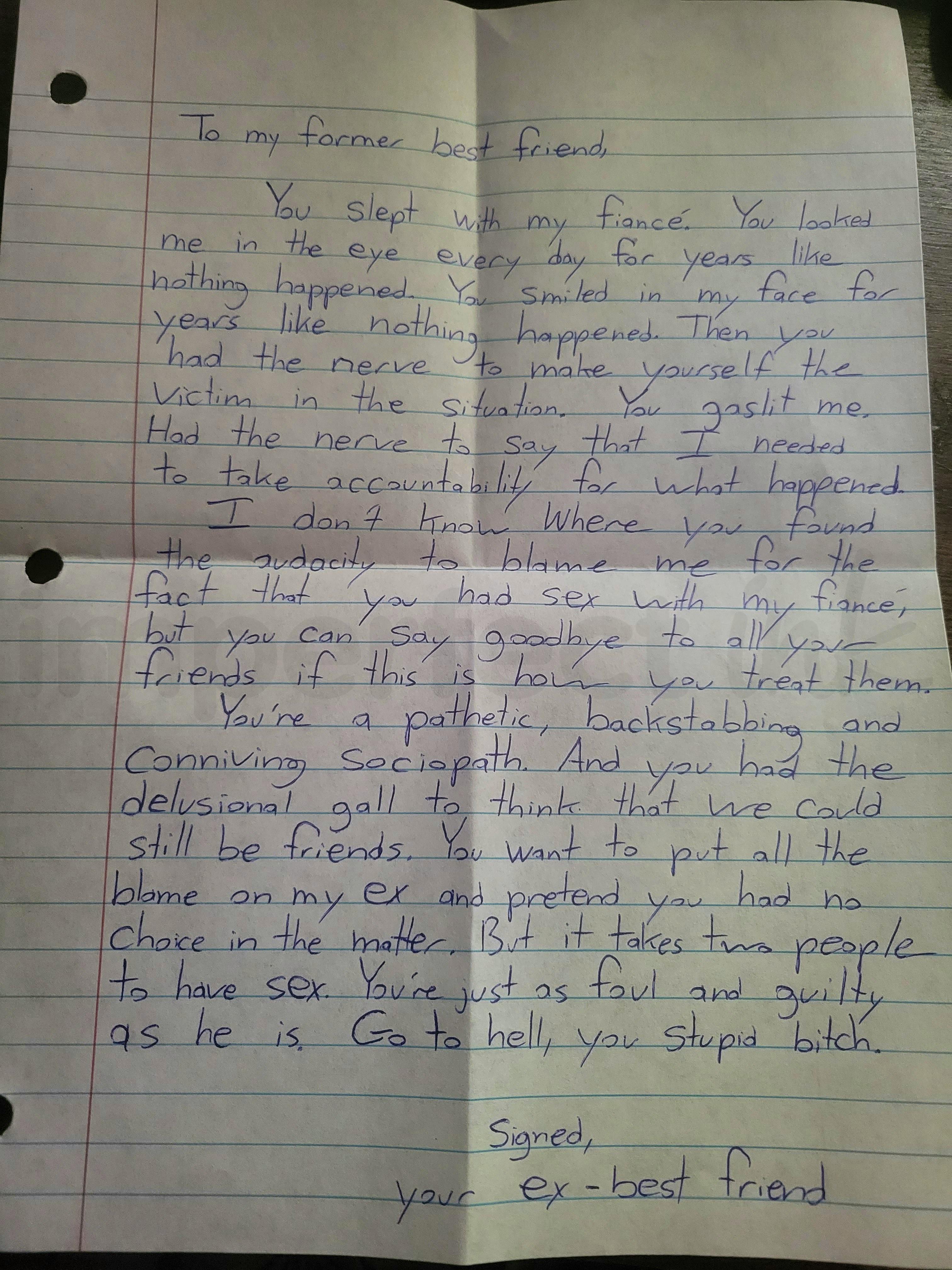 Handwritten letter thumbnail