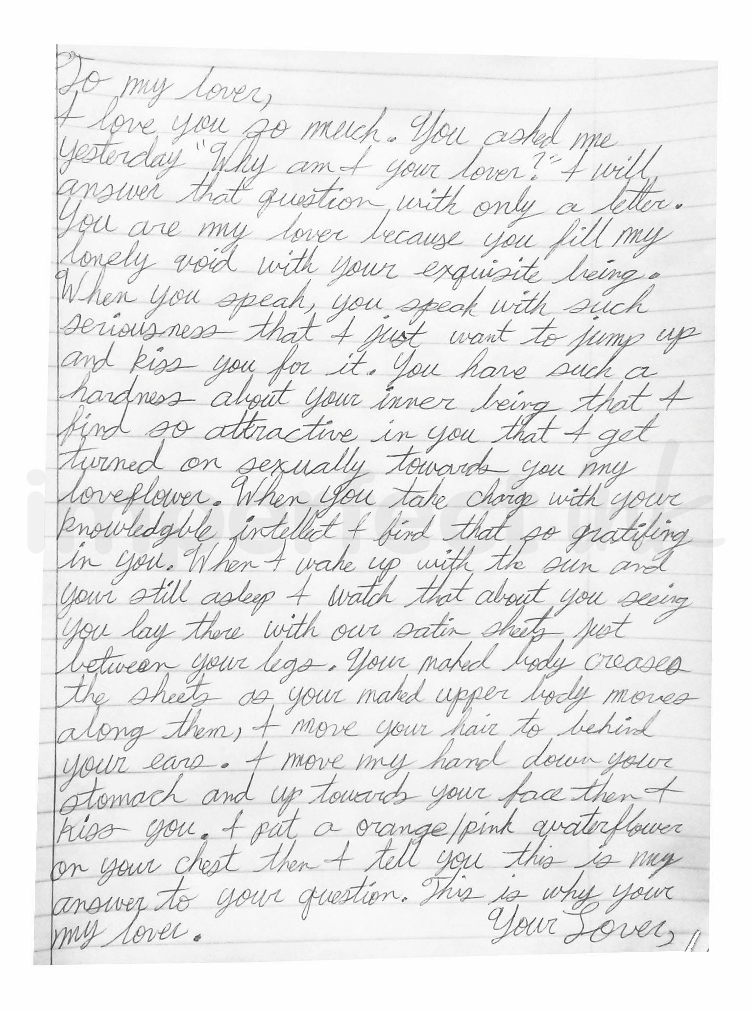 Handwritten letter thumbnail