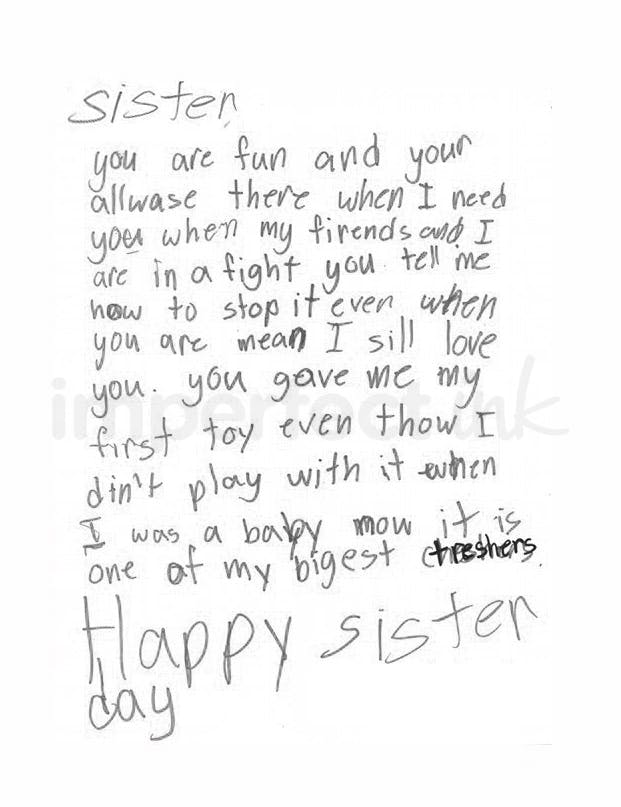 Handwritten letter thumbnail