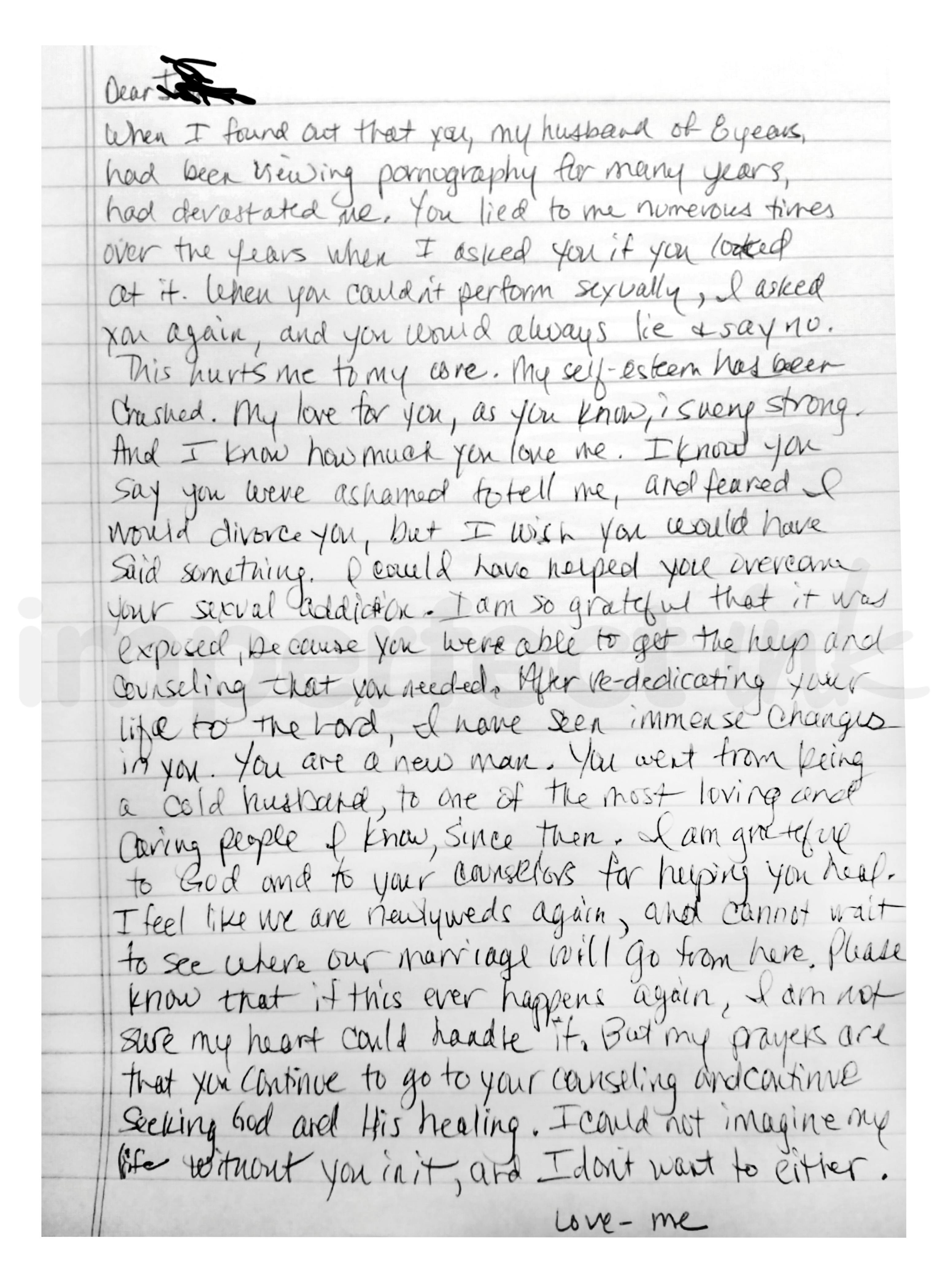 Handwritten letter thumbnail