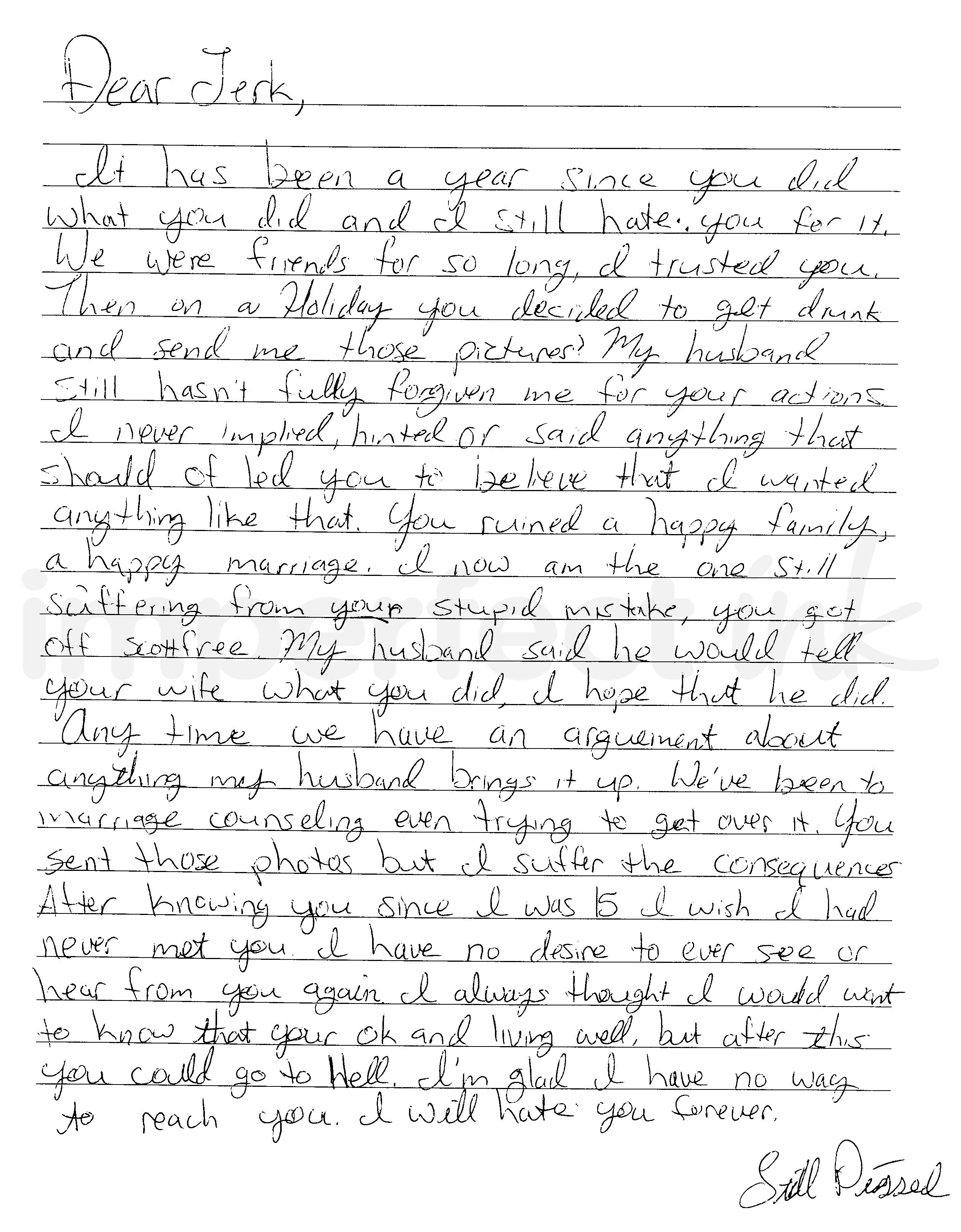 Handwritten letter thumbnail