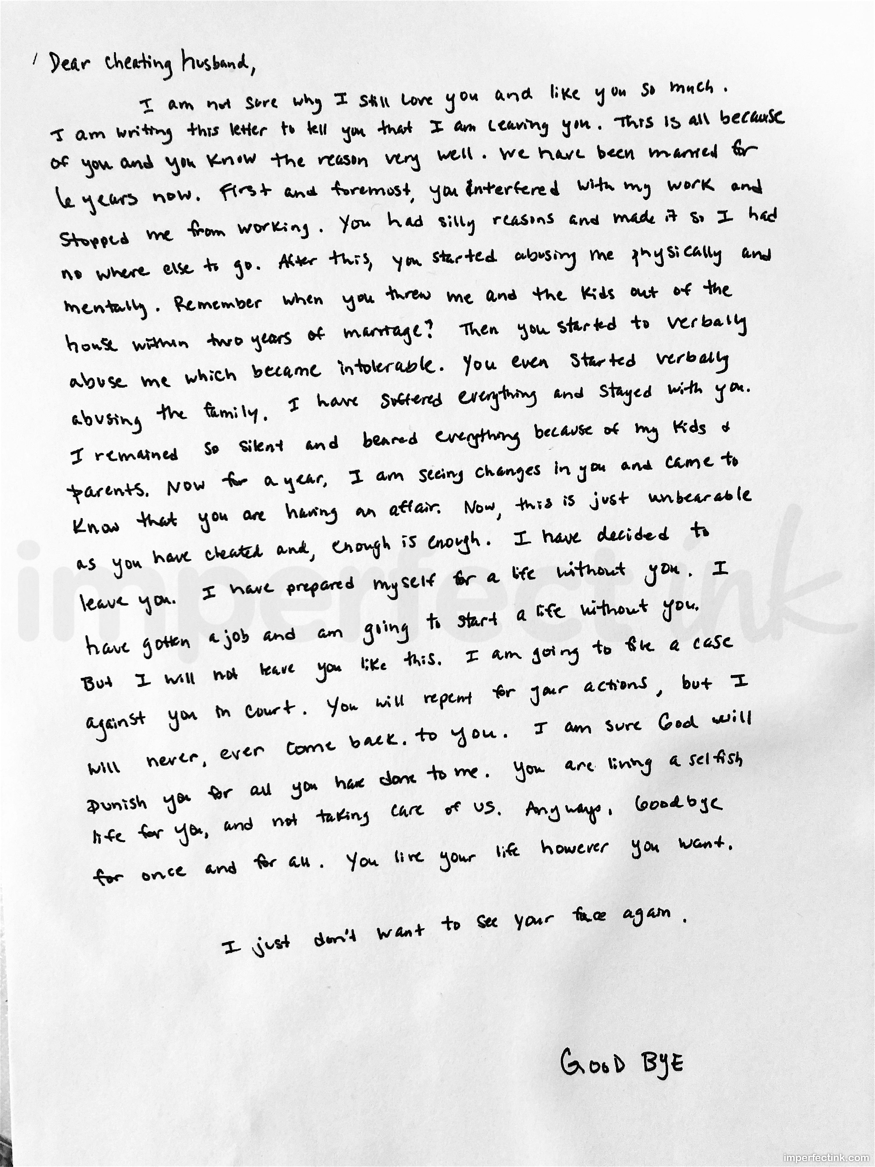 dear boyfriend letter