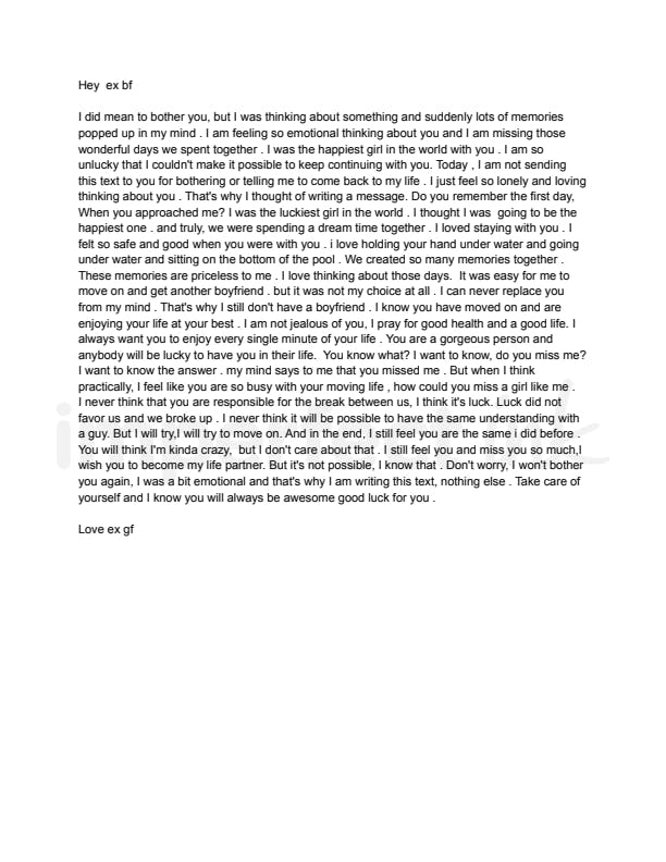 Handwritten letter thumbnail