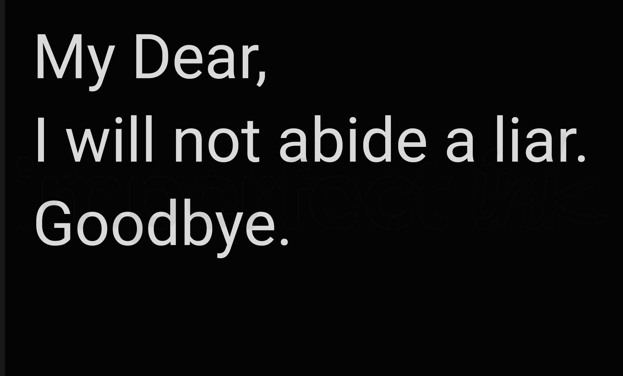 Handwritten letter thumbnail