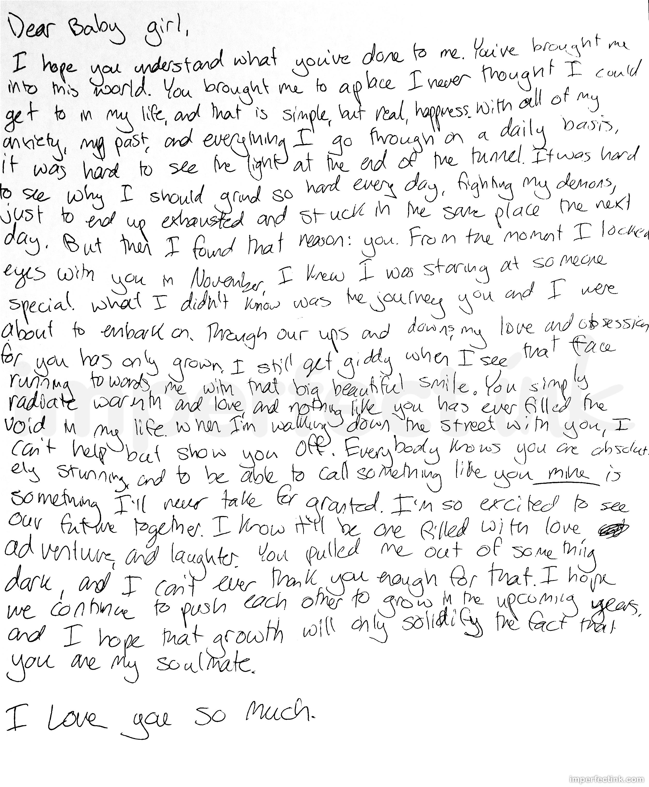 Dear Baby Girl I Hope You Understand What You Ve Done Imperfect Ink Dear Baby Girl I Hope You Understand What You Ve Done Imperfect Ink