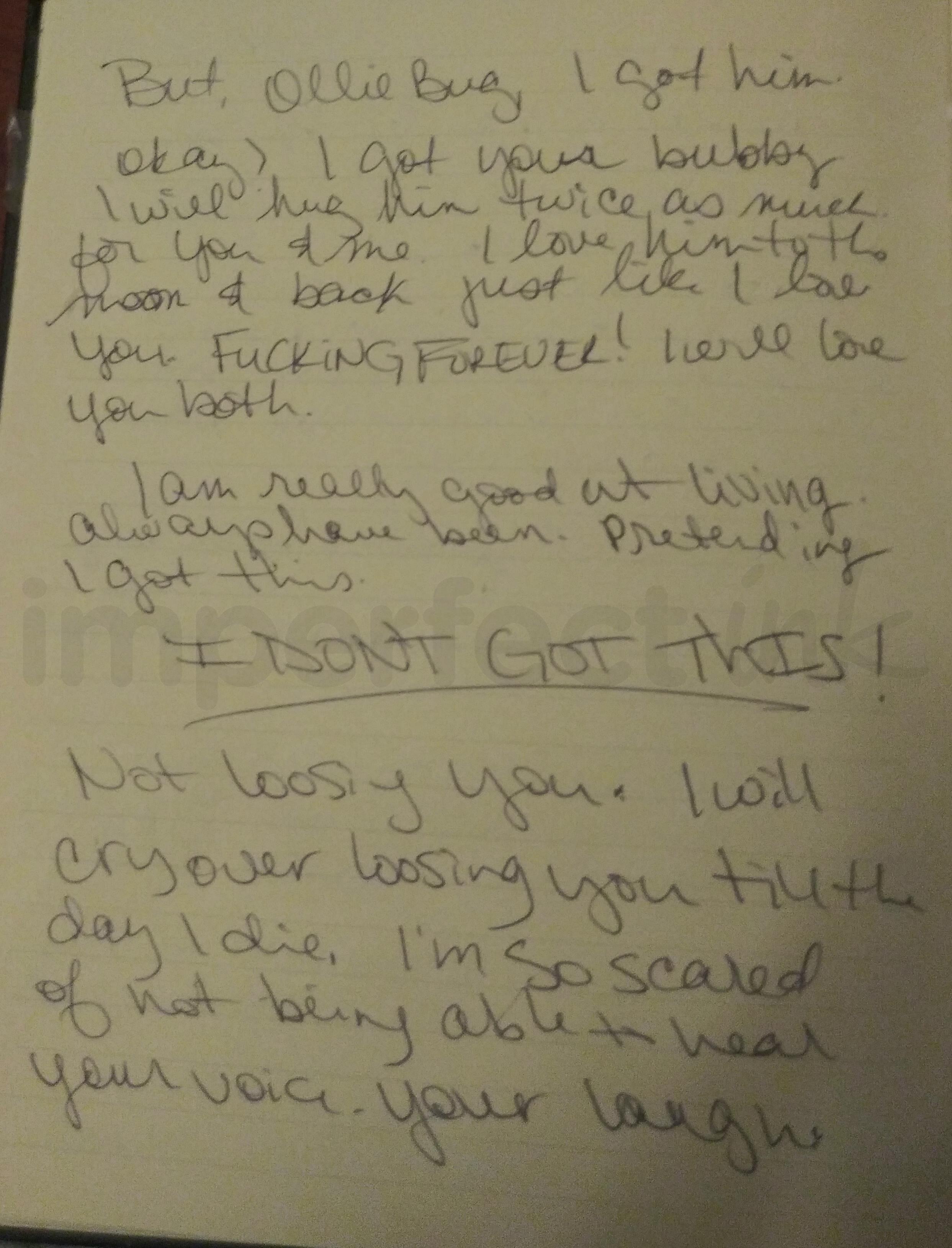 Handwritten letter thumbnail