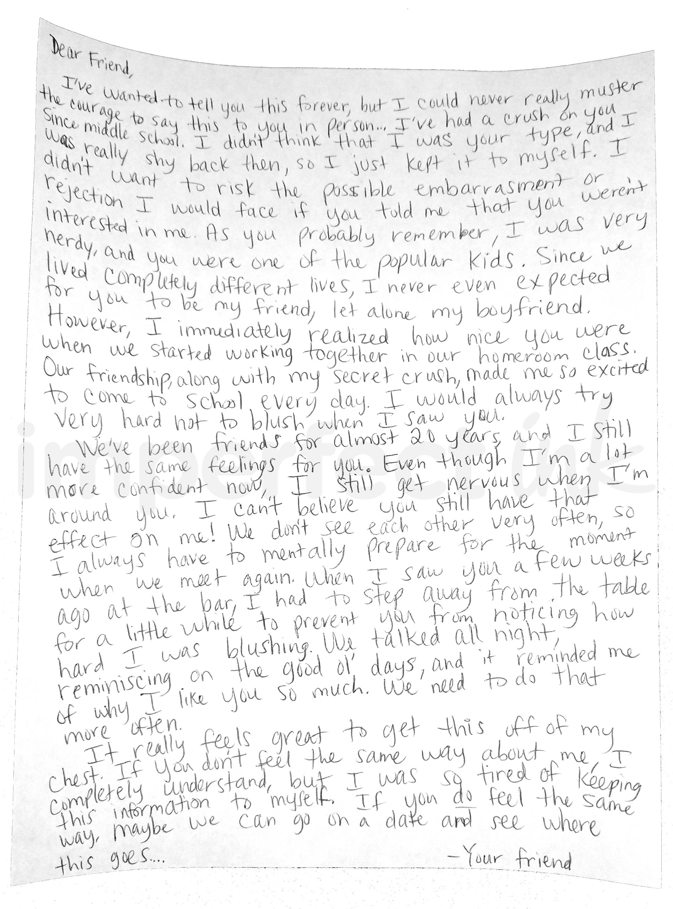 Handwritten letter thumbnail