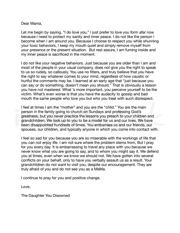 Handwritten letter thumbnail