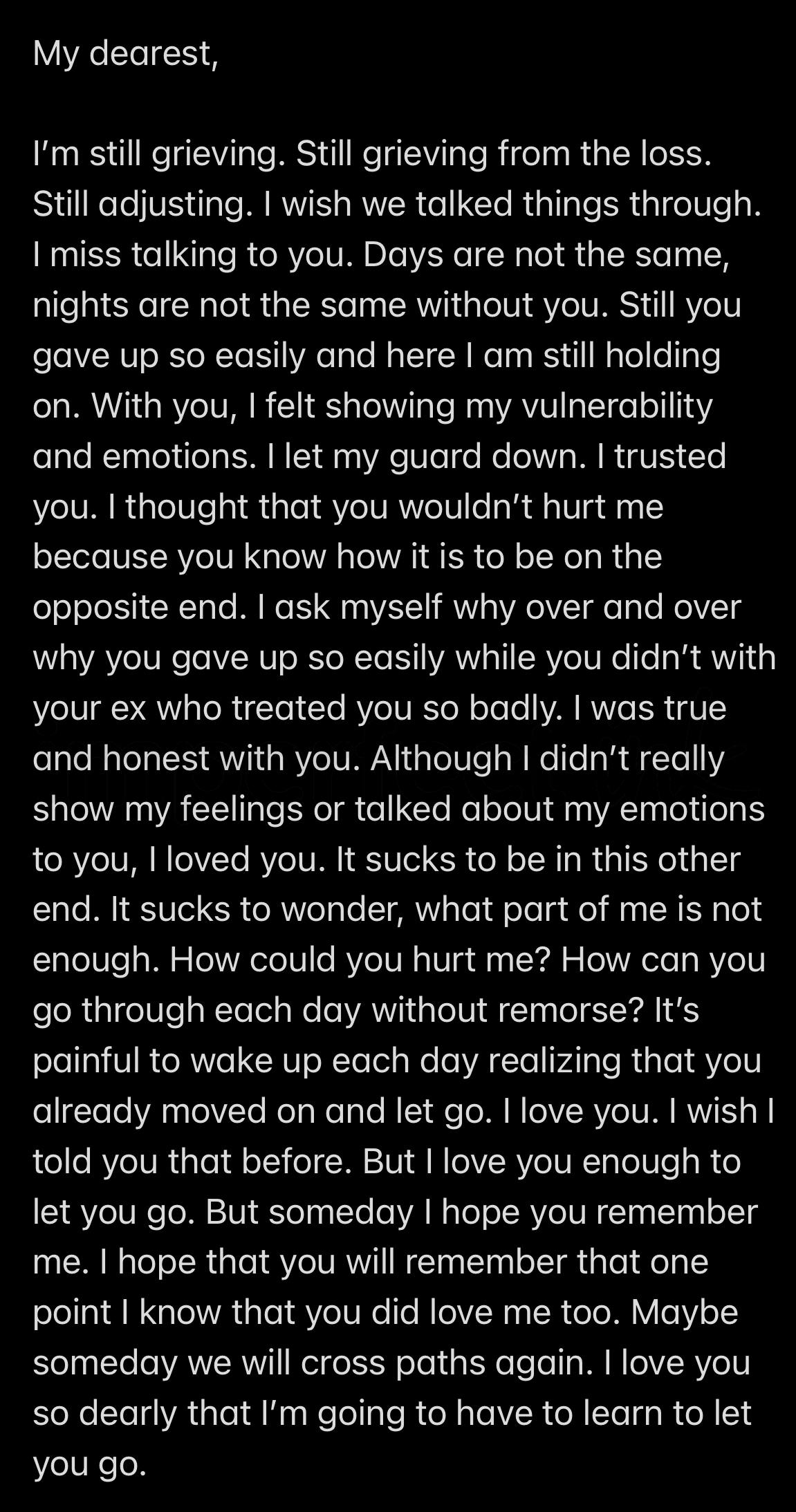 Handwritten letter thumbnail