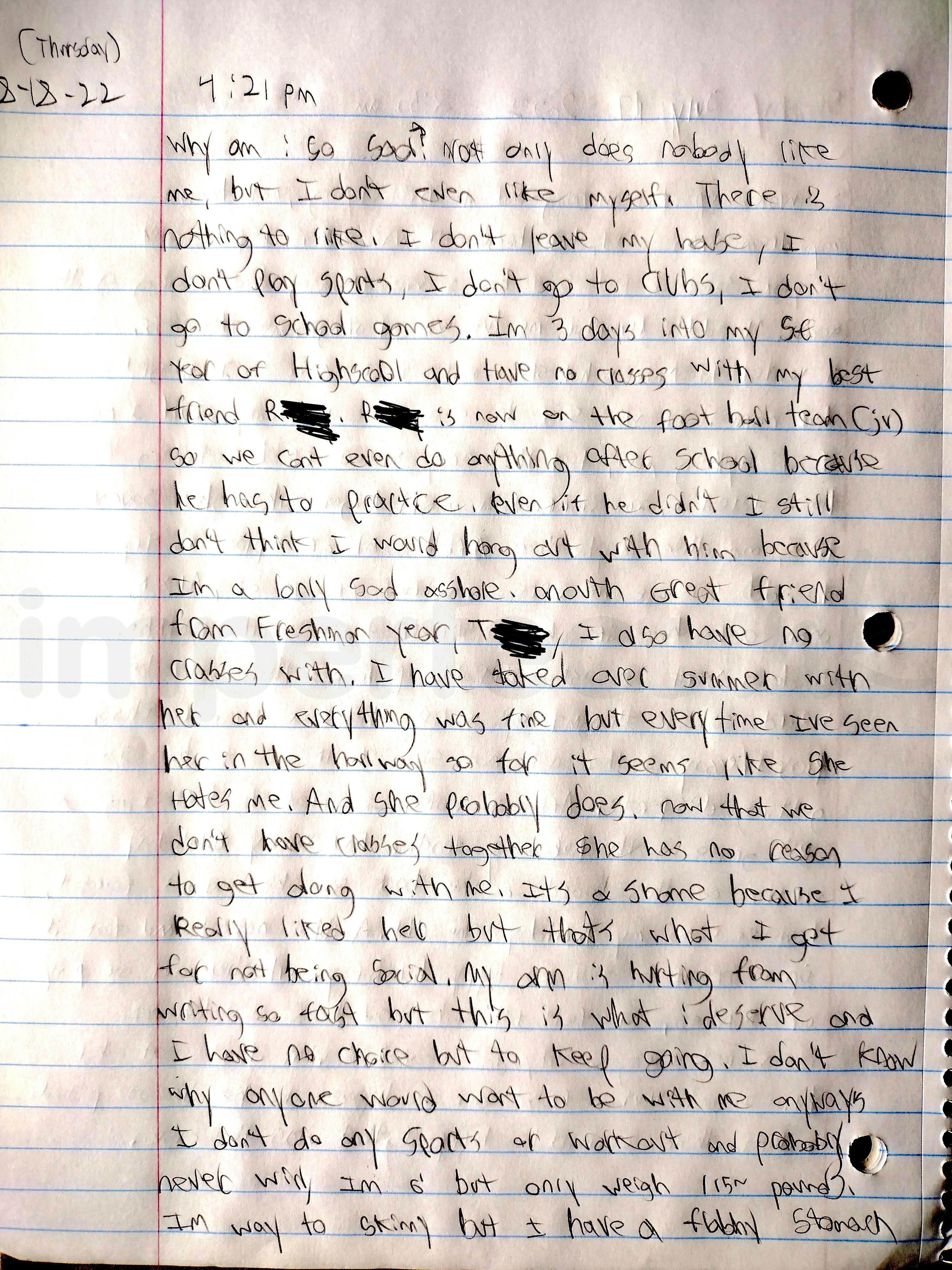 Handwritten letter thumbnail