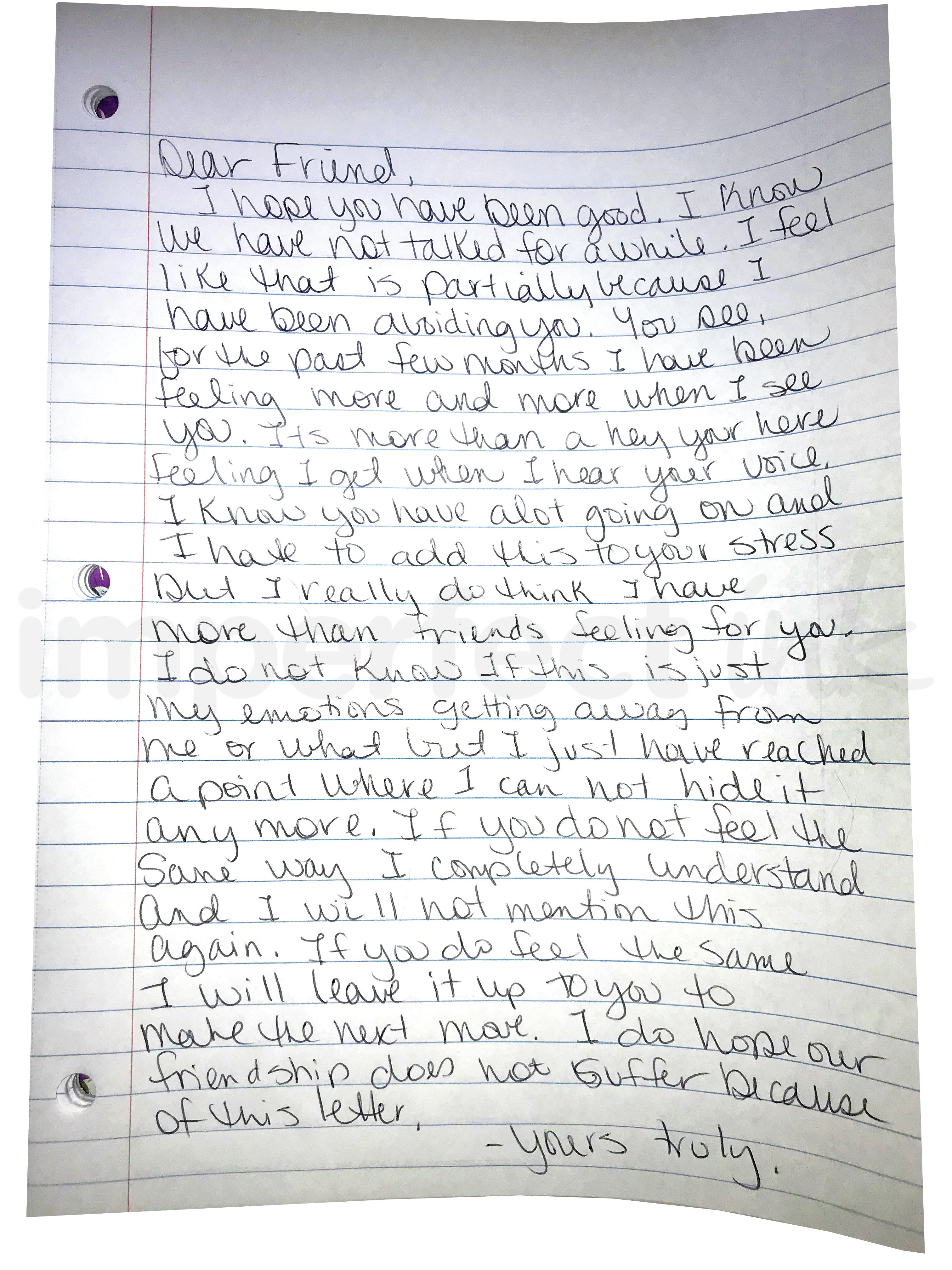 Handwritten letter thumbnail