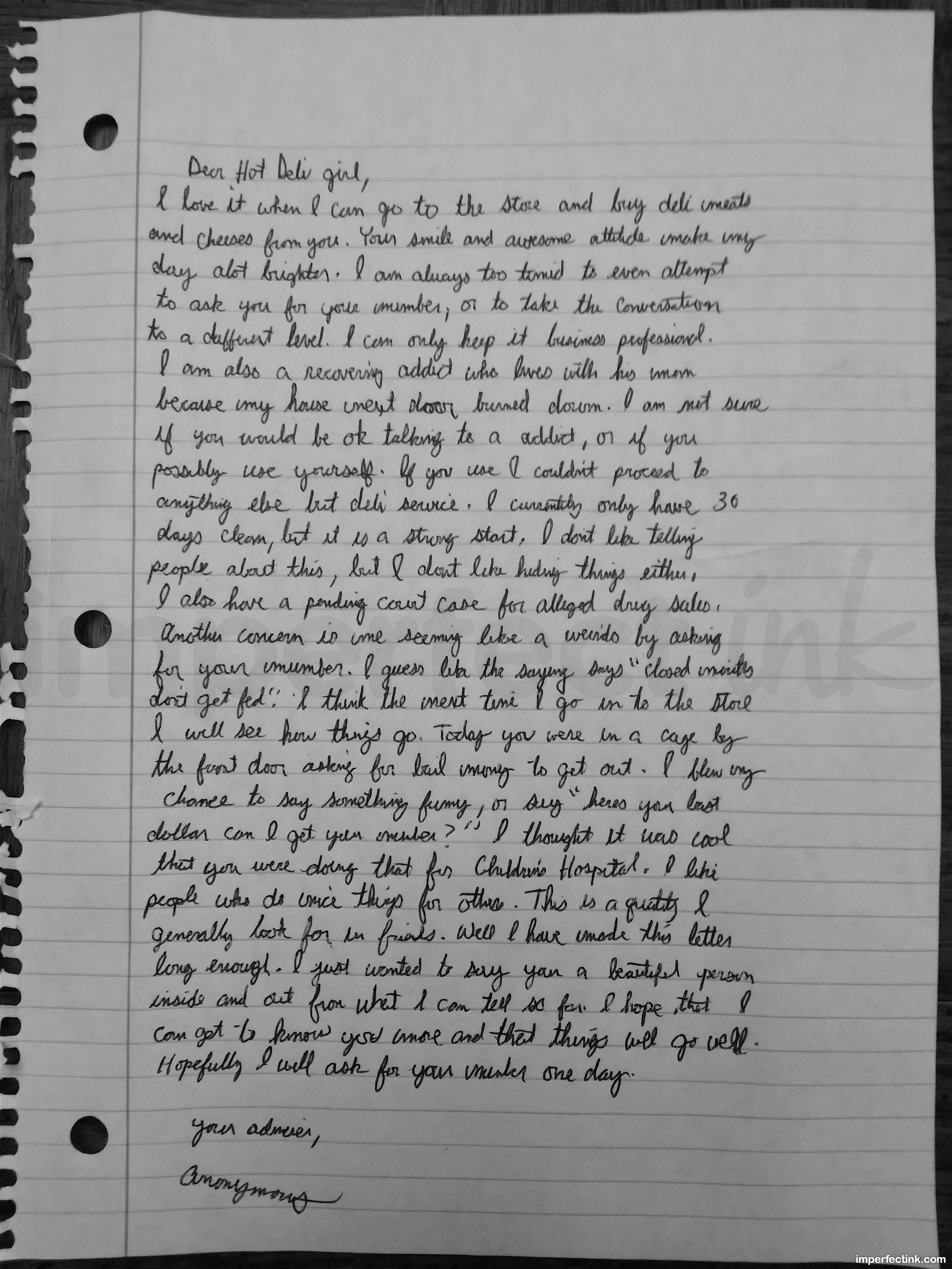 Read Handwritten Secret Crush Letters Shared Anonymously
