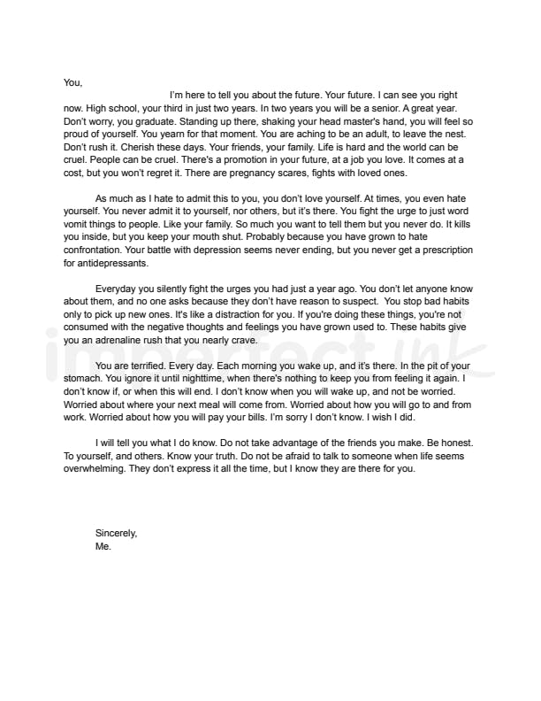 Handwritten letter thumbnail